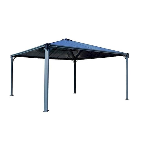 Palram Palram - Canopia HG9154 Palermo 4300 Gazebo - 14 x 14ft. - Gray/Bronze HG9154